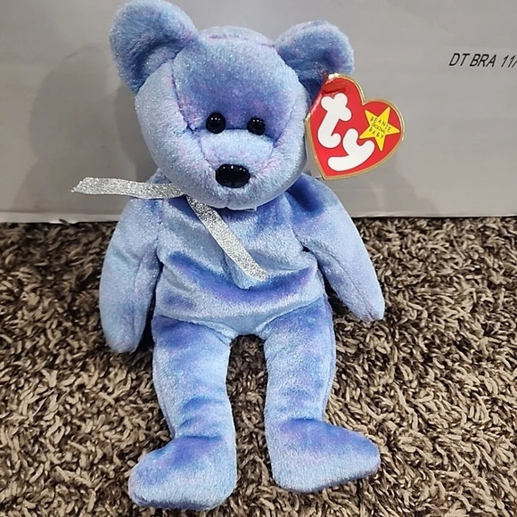 Ty Beanie Baby -Clubby II Bear - MINT w/ MINT tags - RARE tag errors